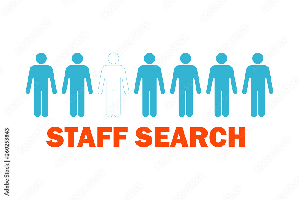 The team needs new employees. staff search . There's one missing from the line. Blue and orange. The team needs new employees. staff search . There's one missing from the line. Blue and orange.
