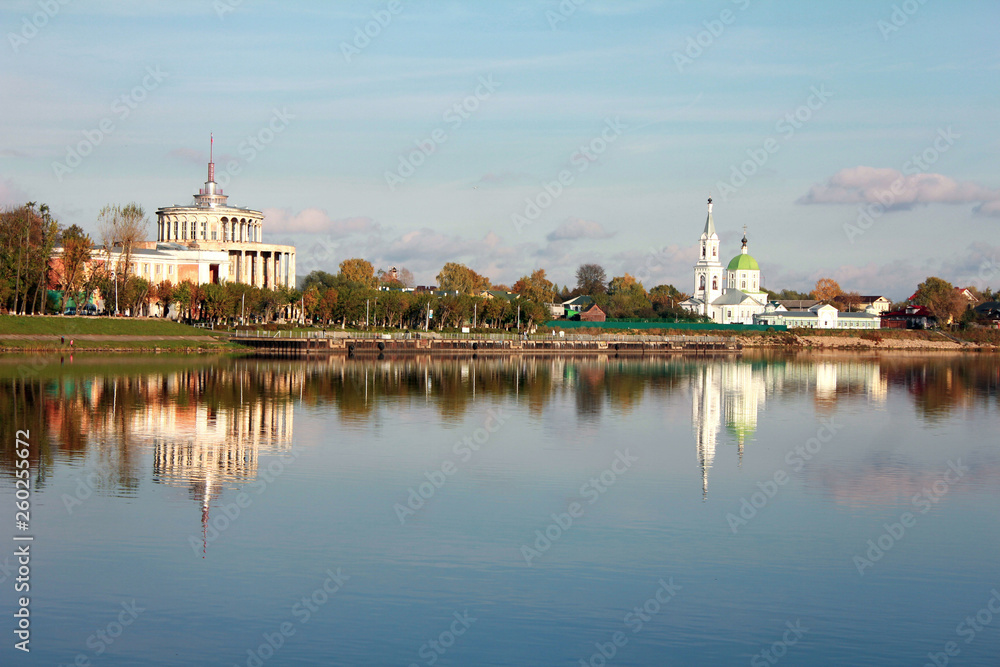 embankment in the city of Tver
