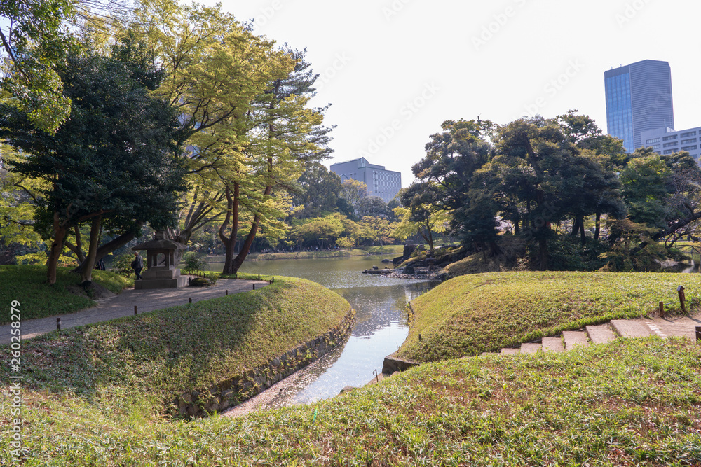 Obraz premium 春の小石川後楽園