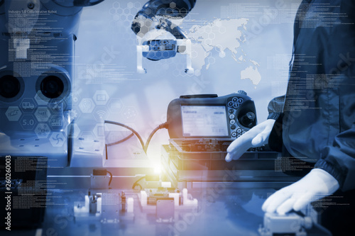 Obraz na plátně Industry 4
