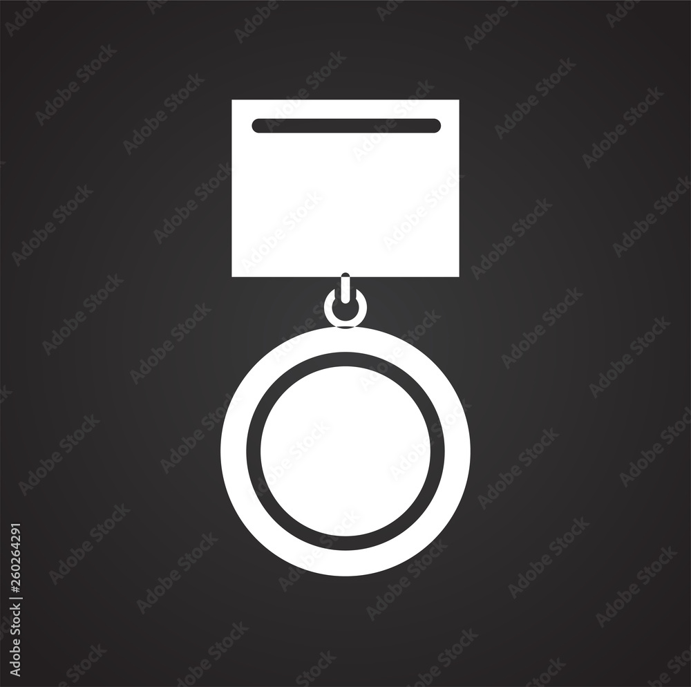 Award icon on background for graphic and web design. Simple vector sign. Internet concept symbol for website button or mobile app. Award icon on background for graphic and web design. Simple vector sign. Internet concept symbol for website button or mobile app.