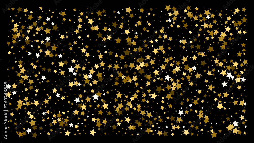 Gold stars. Confetti celebration Gold stars. Confetti celebration