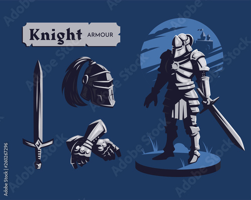 Knight armor set 