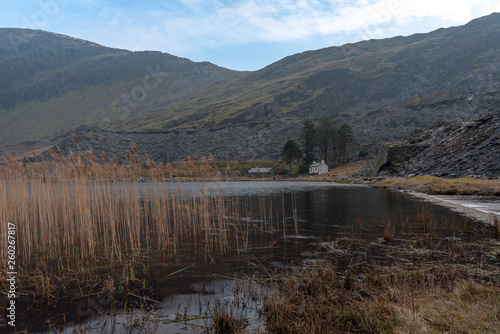 Cwmorthin Terrace and Rhosydd Slate Quarry, Blaenau Ffestiniog photo