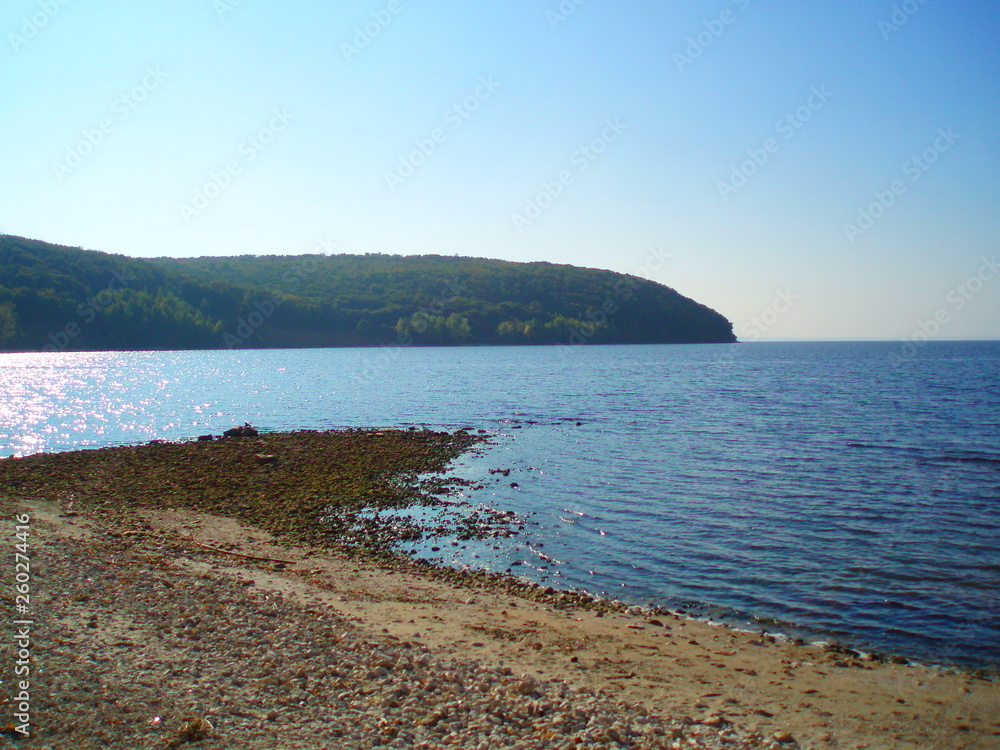 coast of volga river