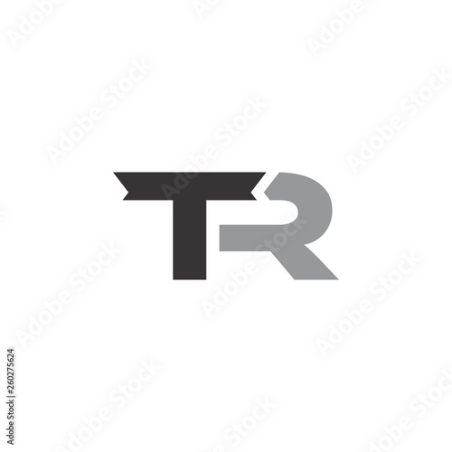 TR logo letter design