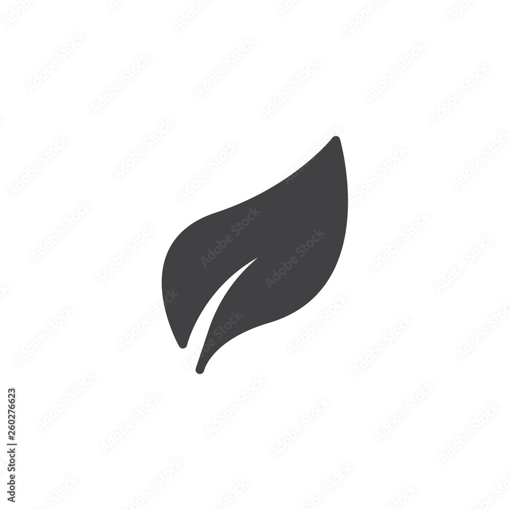 Leaf plant vector icon. filled flat sign for mobile concept and web design. Eco leaf glyph icon. Symbol, logo illustration. Pixel perfect vector graphics Leaf plant vector icon. filled flat sign for mobile concept and web design. Eco leaf glyph icon. Symbol, logo illustration. Pixel perfect vector graphics