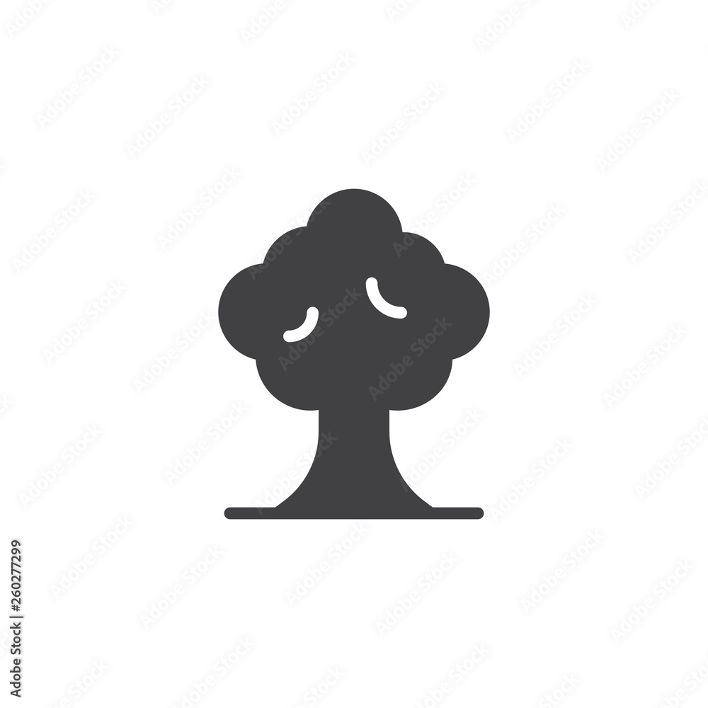 Tree silhouette vector icon. filled flat sign for mobile concept and web design. Garden tree glyph icon. Agriculture symbol, logo illustration. Pixel perfect vector graphics Tree silhouette vector icon. filled flat sign for mobile concept and web design. Garden tree glyph icon. Agriculture symbol, logo illustration. Pixel perfect vector graphics