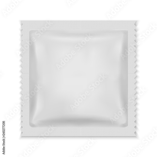 White Blank Foil Food Bag Packaging