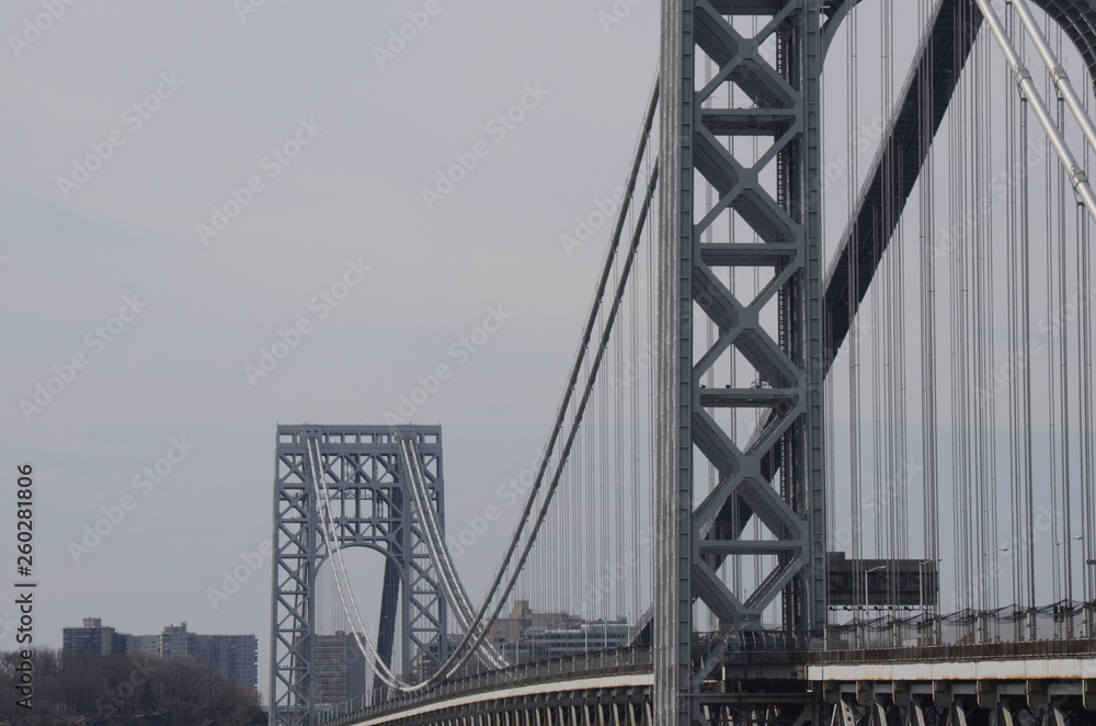 Fototapeta premium GEORGE WASHINGTON BRIDGE FORT LEE NJ
