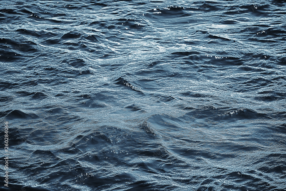 Obraz premium sea water abstract background waves / blue background, nature wet ocean water with ripples