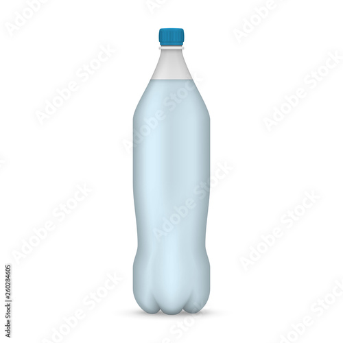 realistic plastic bottle
