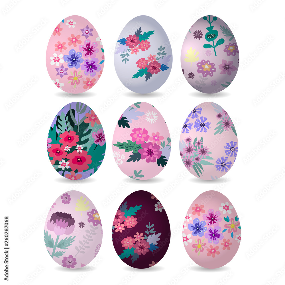 Happy Easter eggs set3 Happy Easter eggs set3