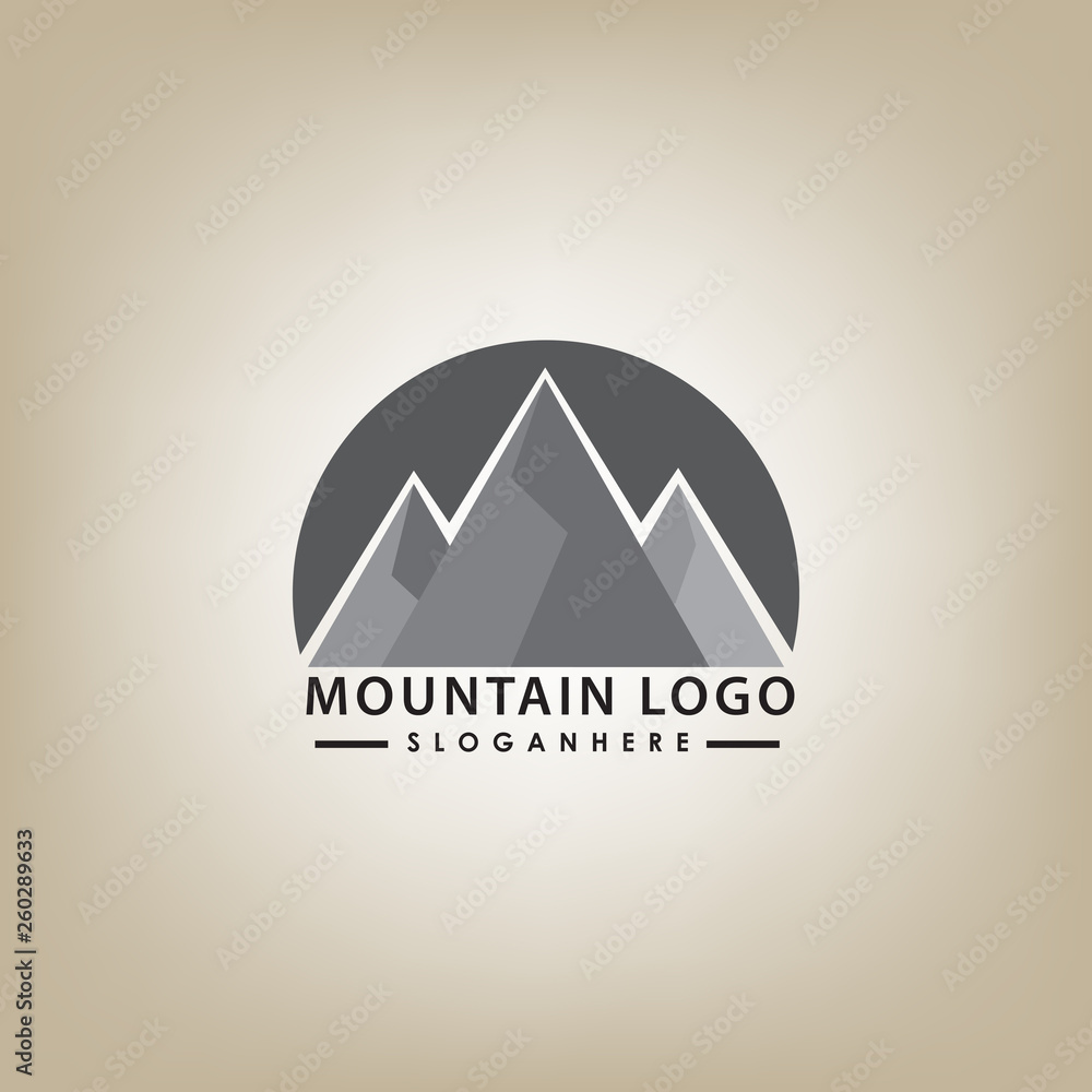 creative mountain logo icon vector design creative mountain logo icon vector design