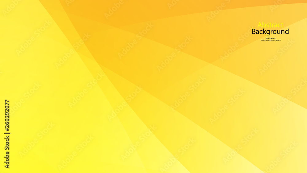 Obraz premium Yellow color background abstract art vector