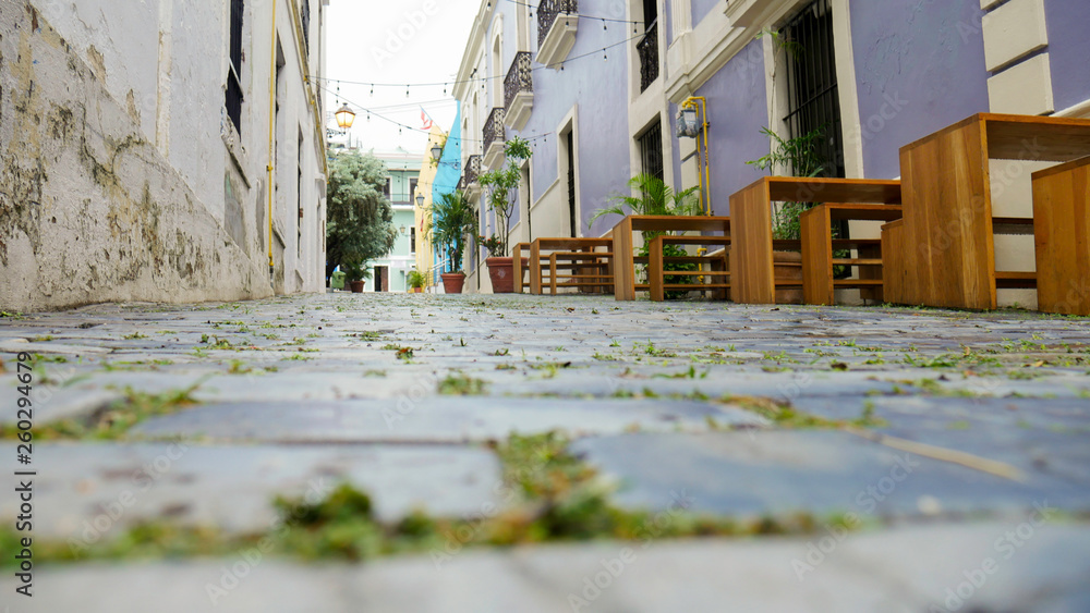 Obraz premium Streets of the Old City of San Juan, Puerto Rico
