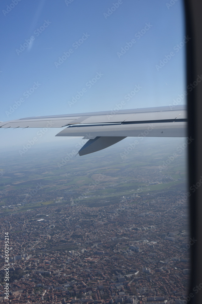 seen through a plane porthole seen through a plane porthole