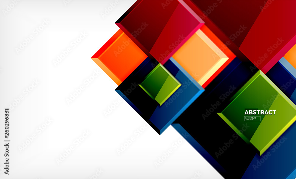 Obraz premium Square geometrical background