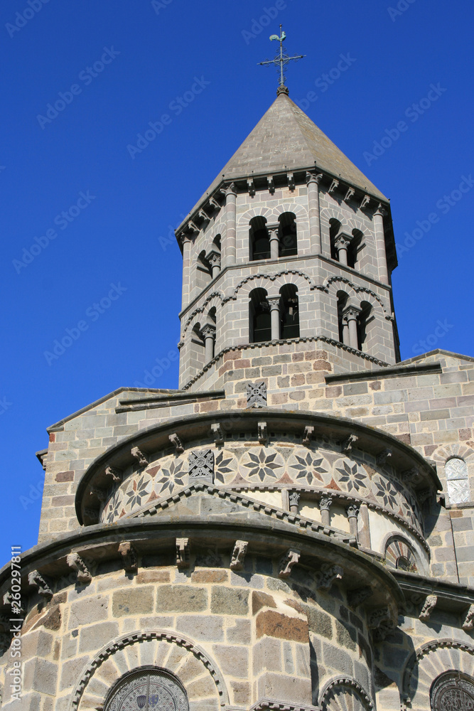 Saint-Nectaire church (Auvergne - France)