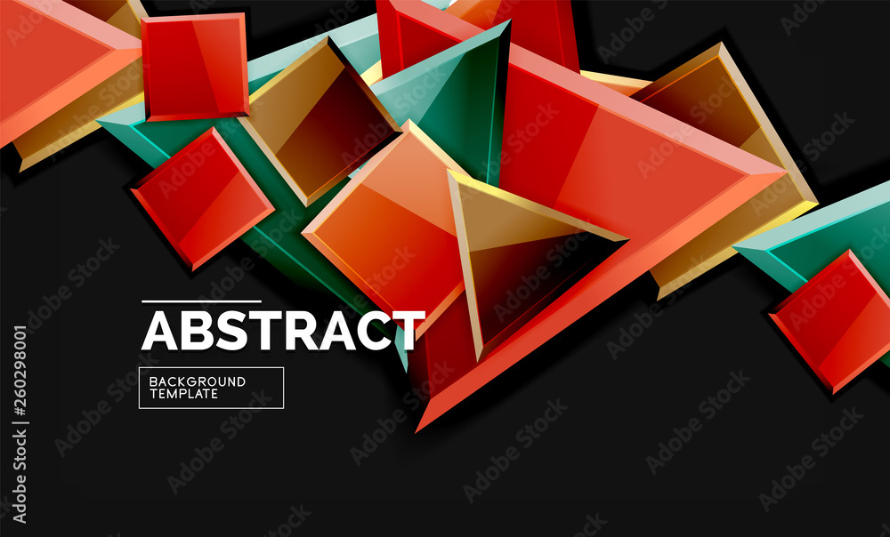Shiny style geometric background Shiny style geometric background
