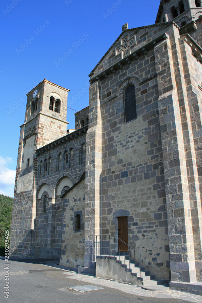 Saint-Nectaire church (Auvergne - France)