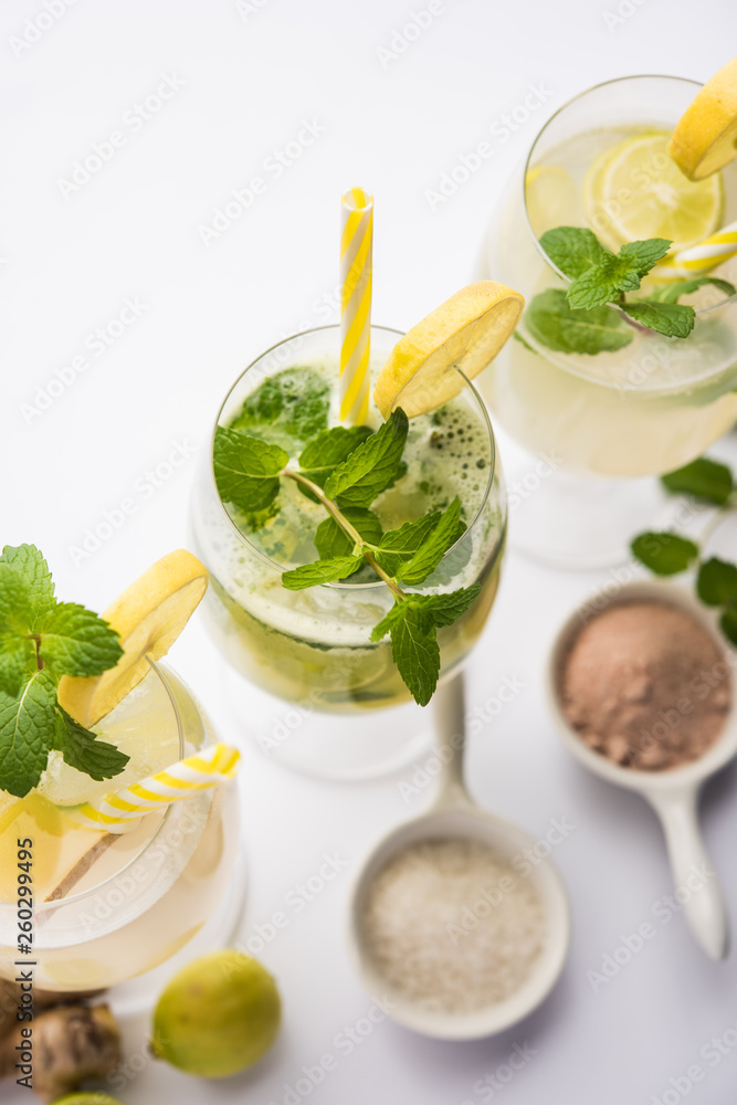 Shikanji is lemonade originating from the Punjab/India. Also known as shikanjvi or Nimbu Pani or sherbet. popular summer cold drink Shikanji is lemonade originating from the Punjab/India. Also known as shikanjvi or Nimbu Pani or sherbet. popular summer cold drink