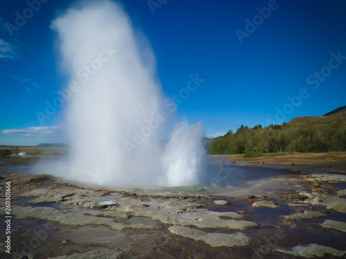 Strokkur geyser in Iceland
