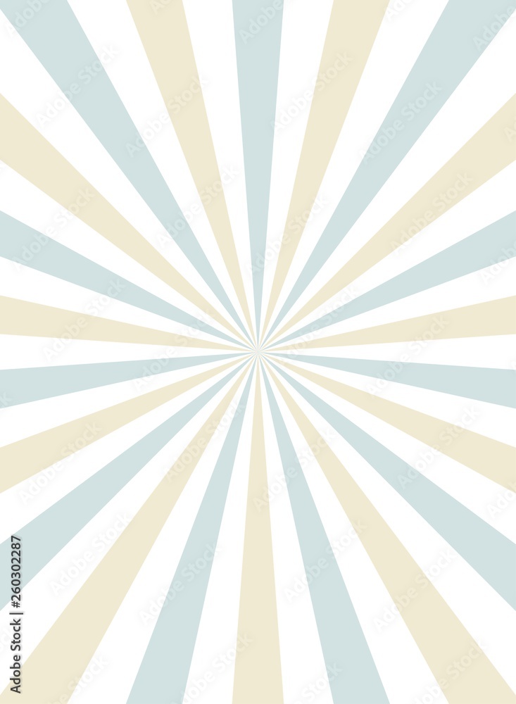 Sunlight retro faded background. Pale blue and beige color burst background. Sunlight retro faded background. Pale blue and beige color burst background.