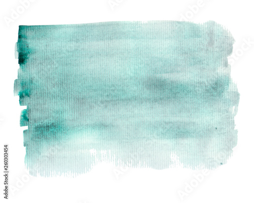 Abstract watercolor background in green color. 