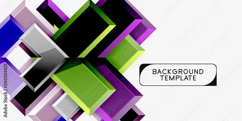 Glossy modern geometric background, abstract arrows composition Glossy modern geometric background, abstract arrows composition