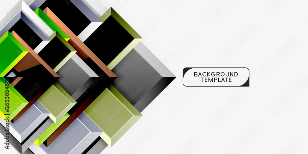 Glossy arrows geometric background Glossy arrows geometric background