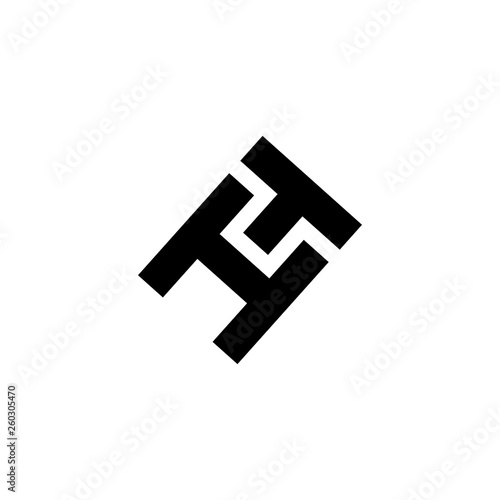HT logo letter design