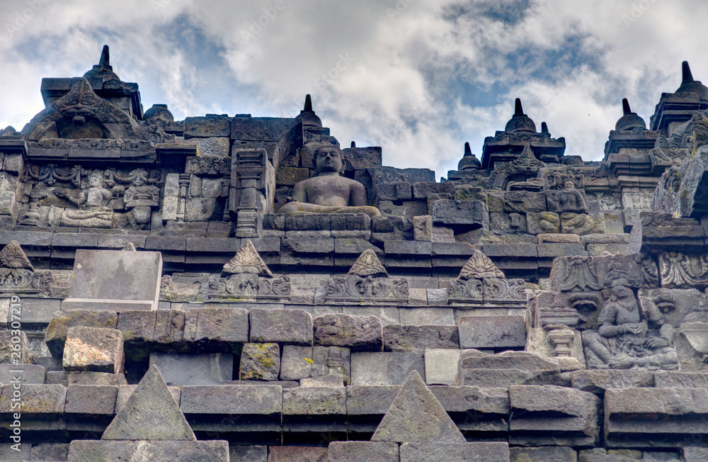 Borobudur temple, Java, Indonesia