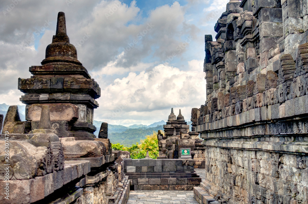 Borobudur temple, Java, Indonesia