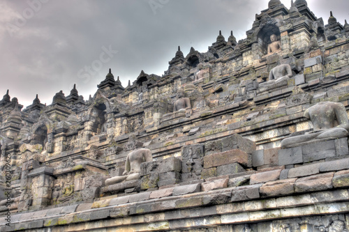 Borobudur temple  Java  Indonesia