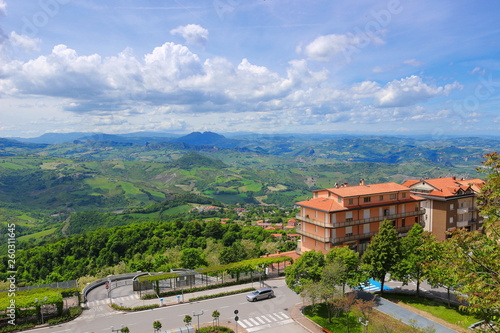 Panoramic viewpoint in San Marino