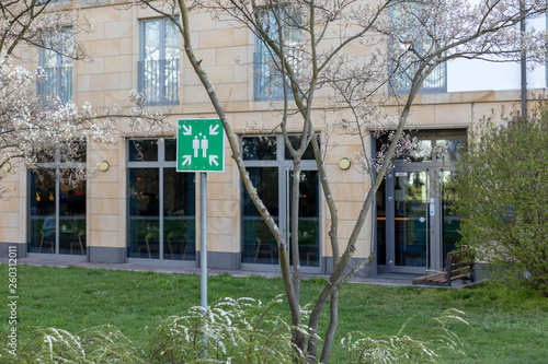 Sammelplatz Schild photo