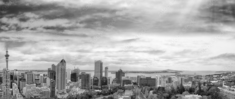 Fototapeta premium Panoramic aerial view of Auckland, New Zealand