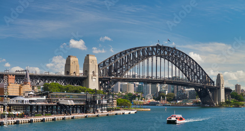 Sydney Harbor Bridge on a sunny day