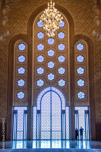 Принти на полотні Morocco Hassan II Mosque