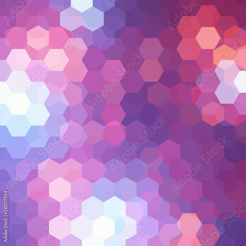 Background of pink, purple geometric shapes. Colorful mosaic pattern. Vector EPS 10. Vector illustration