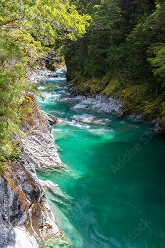 Haast River Landsborough Valley New Zealand © magann