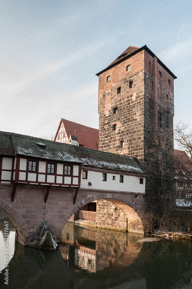 Home of the city's official executioner (Henkerhaus) of the city of Nuremberg, Germany