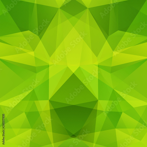 Abstract geometric style green background. Vector illustration