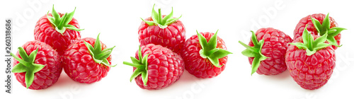 Raspberry berry Clipping Path