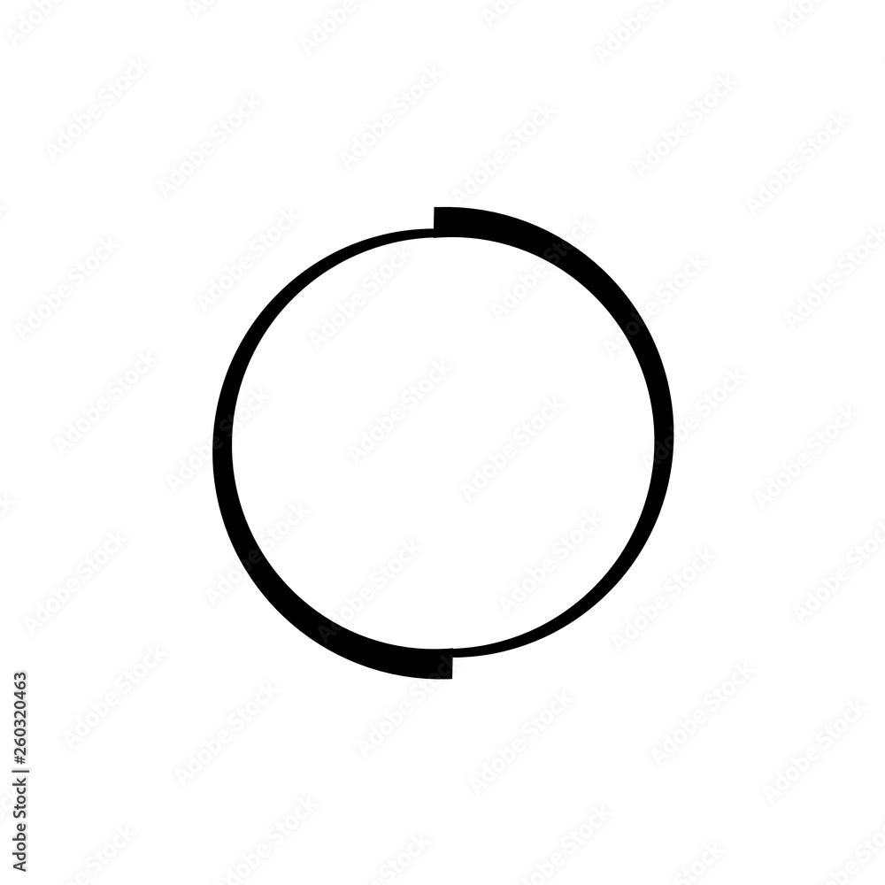 circular abstract black logo circular abstract black logo