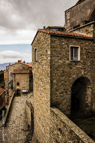 the village of Fosdinovo in Tuscany