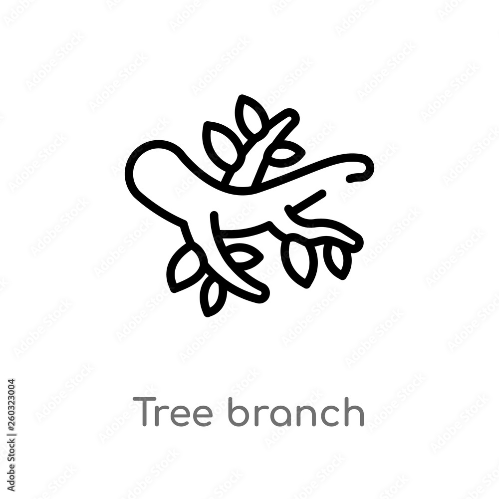 simple black and white tree branches