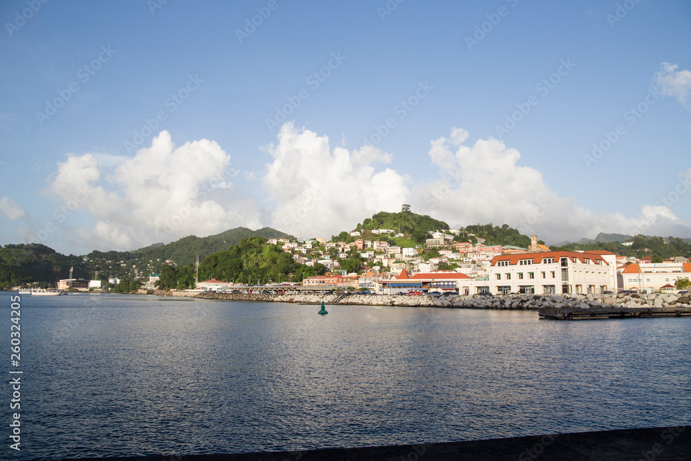 The Carenage, St. George's, Grenada W.I. Caribbean islands The Carenage, St. George's, Grenada W.I. Caribbean islands