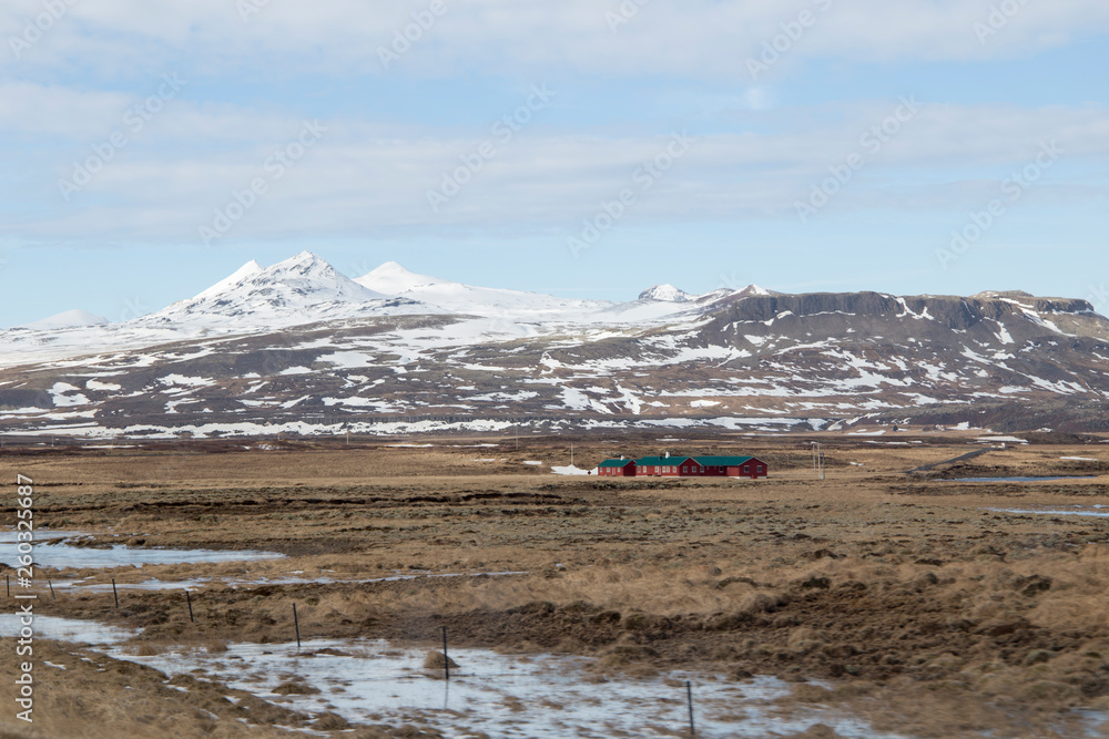 Snaefellsnes peninsule West of Iceland in winter